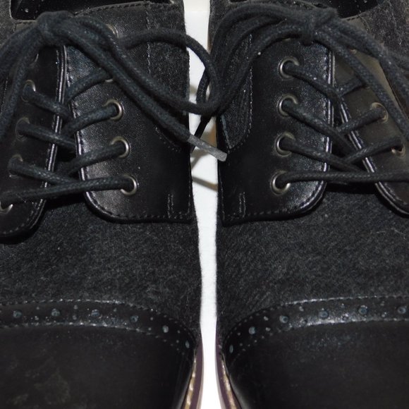 BAR III Men\'s Frankie Perforated Oxford Shoes Size 9M In Black main image 14